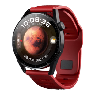 适用华为GT6Pro手表带watch5氟橡胶gt5pro腕表带4pro运动GT4新款GT5智能gt3男watchgt5女2高级ultimate秋buds