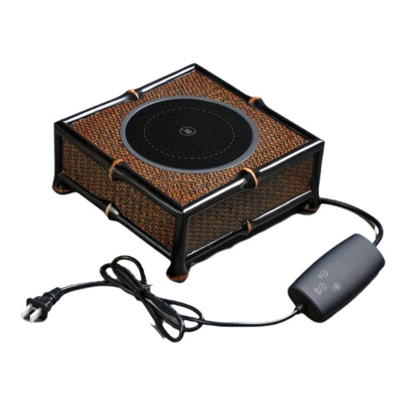 竹雪明|筇竹烧水电陶炉 围炉煮茶器煮茶炉静音泡茶铁壶银壶煮茶器