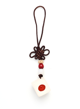 玲珑骰子安红豆情人节礼物吊坠