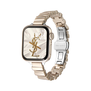 适用华为watch fit4手表带新款金属4pro智能运动腕表watchfit3高级感女生手表链5的手环腕带创意夏天女款系列