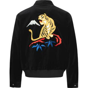 EVISU CapsuleZero复古胶囊系列老虎酷帅夹克飞行服外套