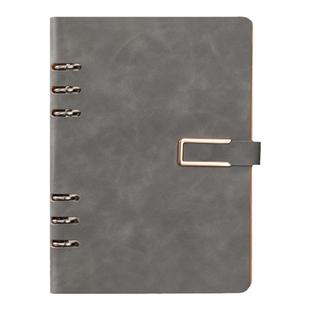 b5笔记本活页本复古高颜值a5学生活页夹扣环记事本可拆卸商务定制
