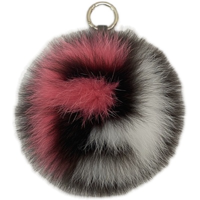 狐狸毛球挂件挂饰小怪兽钥匙扣