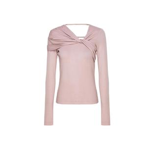 【商场同款】HPLY荷比俪新款V领修身露背春秋上衣HJD42610340