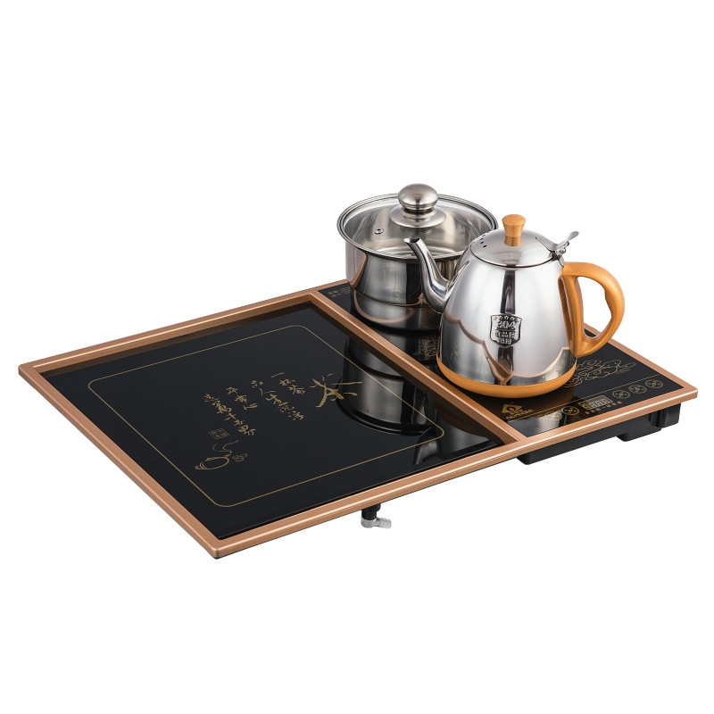 底部上水全自动整套嵌入式茶台