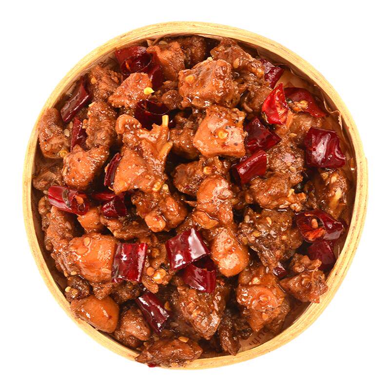 自贡冷吃兔四川特产麻辣兔丁开袋即食香辣兔肉小吃零食手撕兔真空