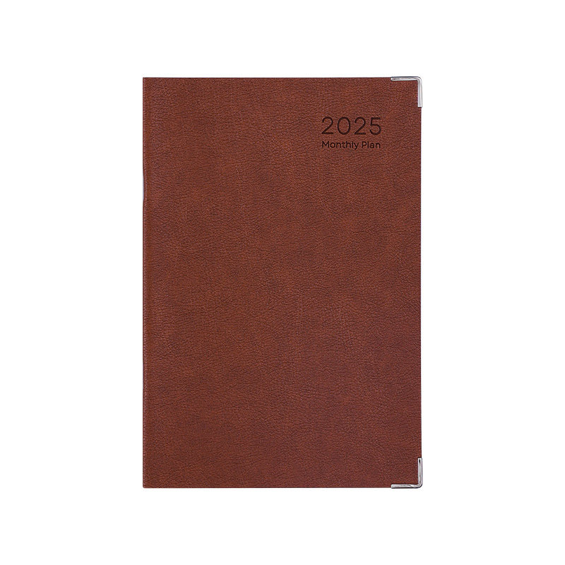 得力佳月计划本2026年工作小秘书月历日程计划本行程本打卡本时间管理效率手册带日期的记事本笔记本定制logo