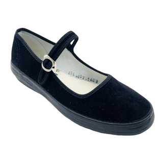 山东鲁泰布鞋女黑色酒店工作礼仪鞋中跟橡胶软底广场跳舞鞋妈妈鞋