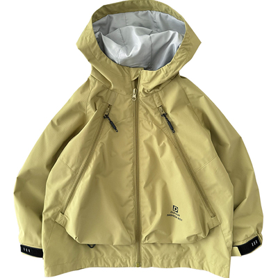 男童连帽休闲外套春秋百搭冲锋衣