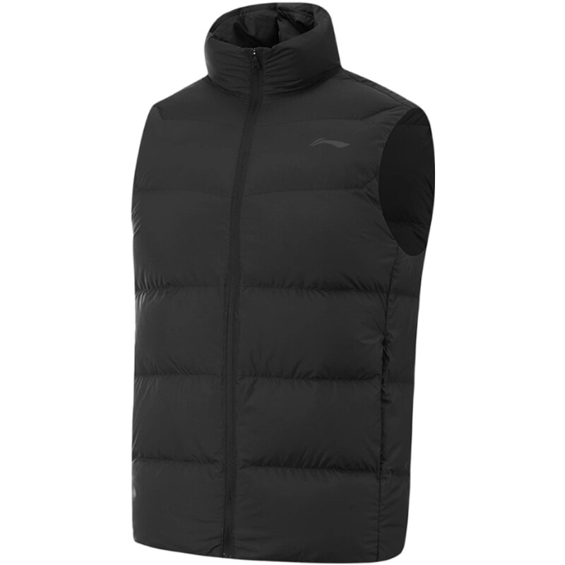 LI-NING李宁男子时尚舒适运动休闲羽绒马甲外套AMRV037-3