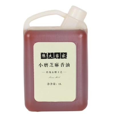 河南小磨香油纯正芝麻油1000ml