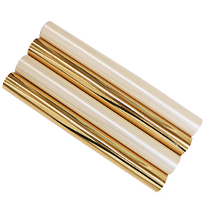 香槟哑光金色镜面自粘防水即时贴广告电脑刻字贴纸家具翻新墙纸