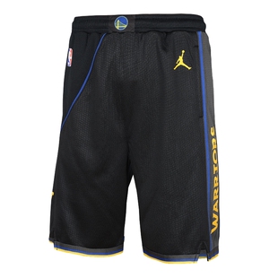 Nike/耐克官方NBA大童金州勇士新款潮流速干网眼篮球短裤男女