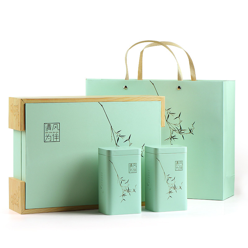 茶叶包装盒空礼盒通用绿茶明前龙井茶叶罐西湖茶叶礼盒装空盒定制