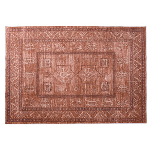 寻由埃特勒塔民族风地毯波斯客厅卧室中复古美式红色高级感可机洗