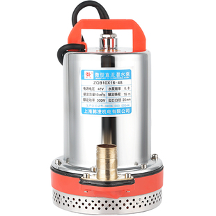 直流潜水泵电动车通用12V24V48V60V伏高扬程抽水机电瓶浇菜水井泵