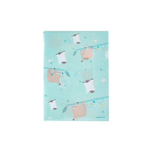 日本kokuyo国誉mofu限定款A4单片夹套装可爱文件收纳夹试卷整理册