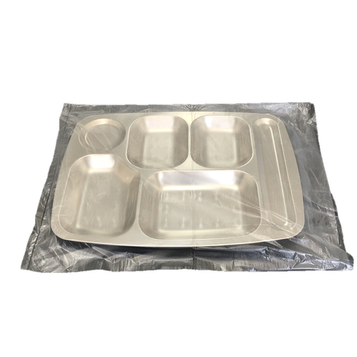 批发餐盘塑料袋加厚烧烤盘袋子食堂快餐饭店六格盘食品级餐盘套