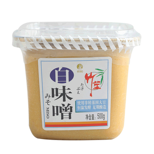 欣和竹笙白味噌酱500g 韩式大酱汤日式赤味增拉面汤专用调味酱料