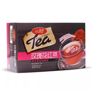 帮利玫瑰花红茶袋泡茶100包独立小包装 酒店餐饮休闲商务通用茶包