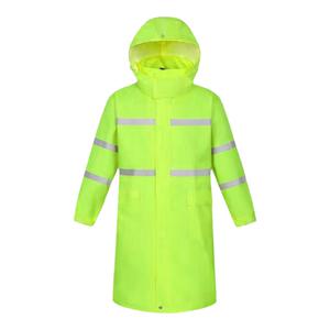 防水牛津布300d反光徒步印字雨衣