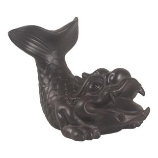 招财创意紫砂可养鱼龙茶宠摆件精品茶玩功夫茶具配件茶盘茶道饰品