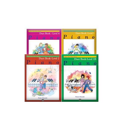 快乐钢琴基础教程二重奏1B级-4级