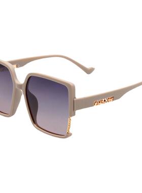 偏光防晒方形韩版女字母太阳镜