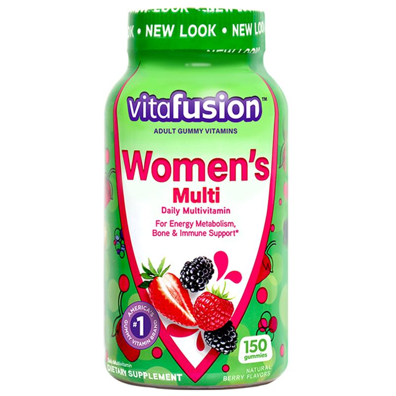 vitafusion美国进口女士维C复合维生素综合女性营养素软糖150粒