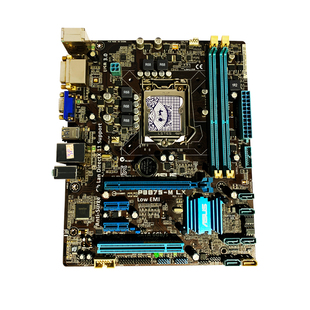 Asus/华硕 P8B75-M LX支持1155针DDR3内存 技嘉H61台式机电脑主板