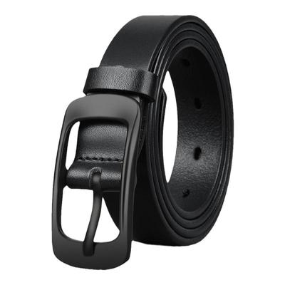 JEEP SPIRIT皮带女真皮腰带女头层牛皮时尚装饰针扣简约裤带女韩