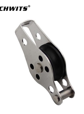 新品 with nylon sheave 不锈钢304 316尼龙滑轮 帆船船舶遮阳蓬