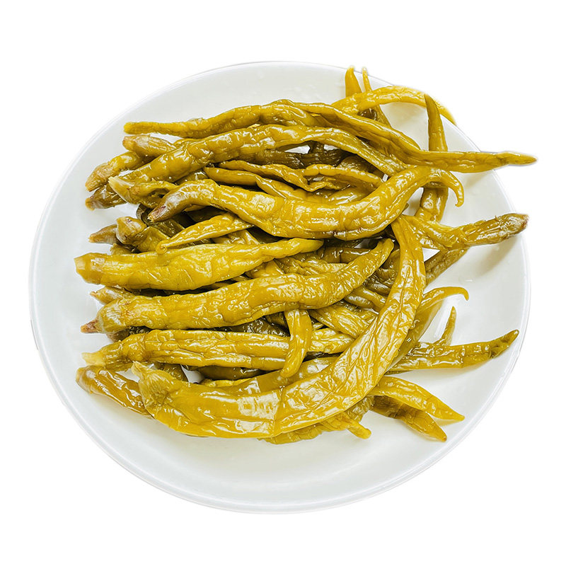 湖南酸辣椒微辣脆农家自制常德特产正宗老坛腌制泡辣椒青椒下饭菜
