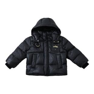 雅鹿2025新款儿童羽绒服男童短款加厚女童中大童小童爆款极寒童装