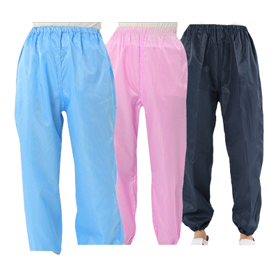 白蓝粉藏青色男女电子车间无尘服