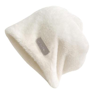全网热销【100W】秋冬毛绒堆堆帽