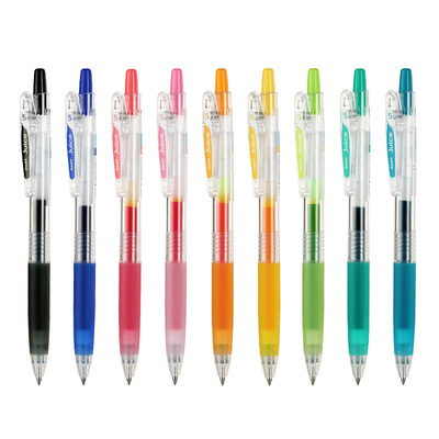 百乐彩色果汁笔中性笔防水抗洇