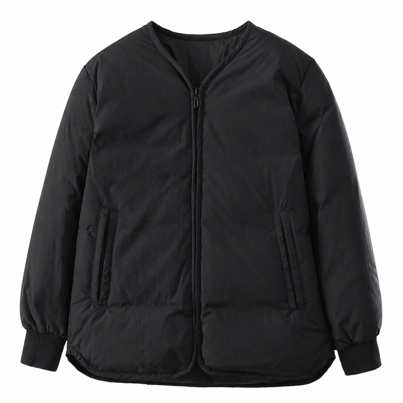 亲子装秋冬新款女童羽绒服内胆中大童学生轻薄洋气校服神器白鸭绒