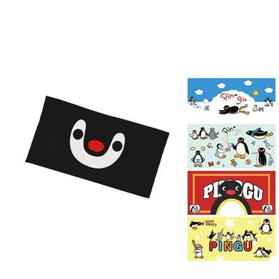2026新款洗澡家用浴巾毛巾幼儿园擦脸巾企鹅pingu吸水 沙滩巾加厚