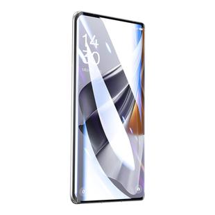 适用opporeno10钢化膜全覆盖高清玻璃reno10pro手机膜全包抗摔保护防偷窥uv水凝膜全胶曲面10pro+贴膜防爆por