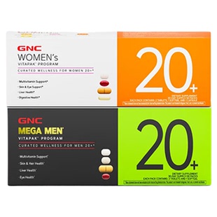 GNC健安喜Vitapak男女性20+每日营养30包维生素矿物质进口