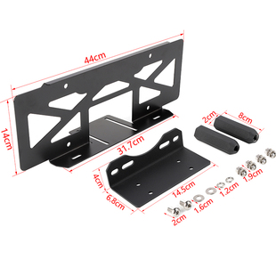 适用21年后福特国产烈马改装后备胎车牌架Bronco前后牌照转化托架