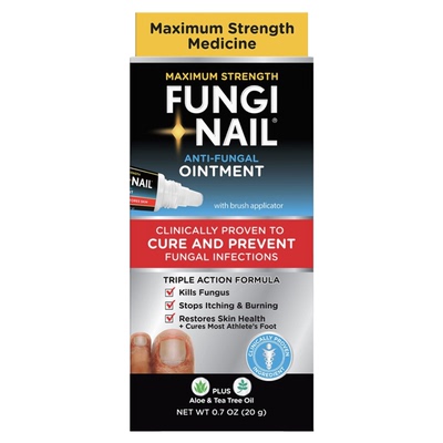 现货/直邮美国Fungi Nail黑灰指甲涂抹液笔软膏真菌亮甲液新生