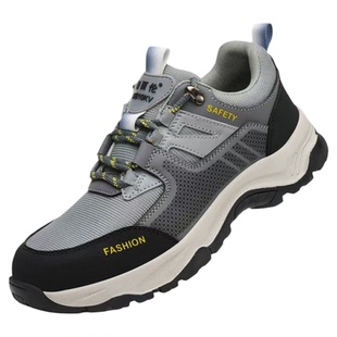 劳保鞋男款士四季透气防砸防刺穿轻便耐磨软底电工绝缘工作安全鞋