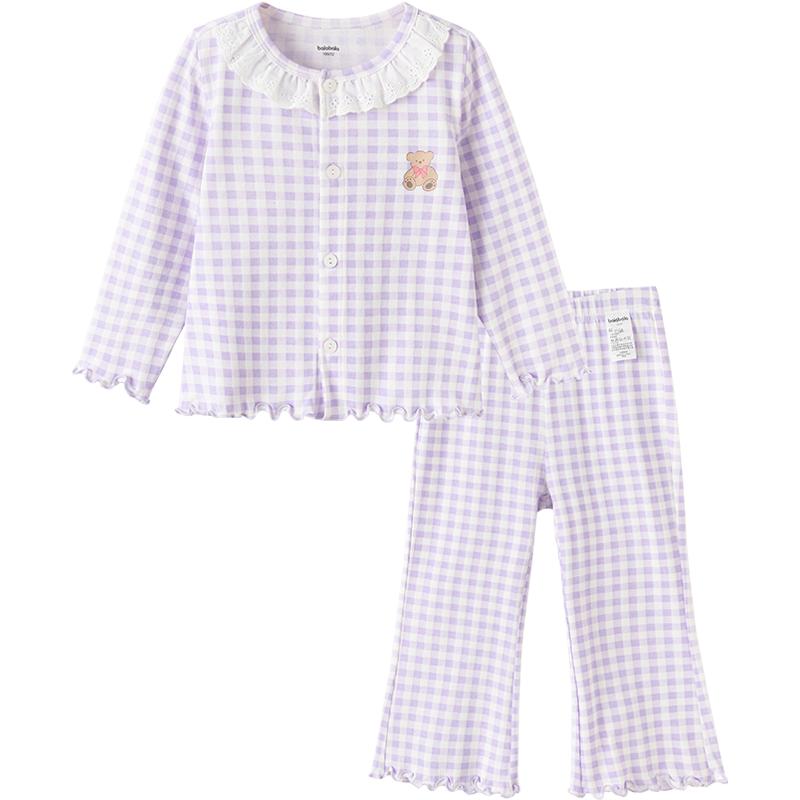 巴拉巴拉女童家居服套装宝宝睡衣