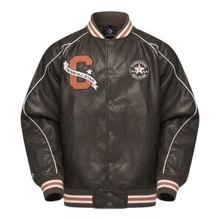 王源同款CONVERSE匡威蛇年系列男棒球服夹克外套10028110-A01-A02