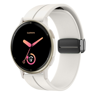 适用佳明Active6智能运动手表带Vivoactive5磁吸折叠扣硅胶43S504