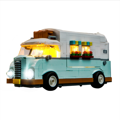 BrickBling适用于乐高灯饰42663友谊野营车探险好朋友系列灯光组