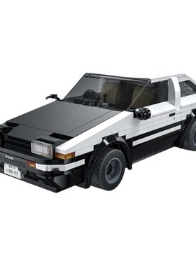 双鹰头文字D藤原拓海AE86积木车