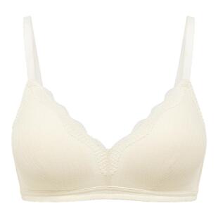 【新品文胸】全棉时代成人内衣纯棉蕾丝文胸软支撑微聚拢抗菌透气